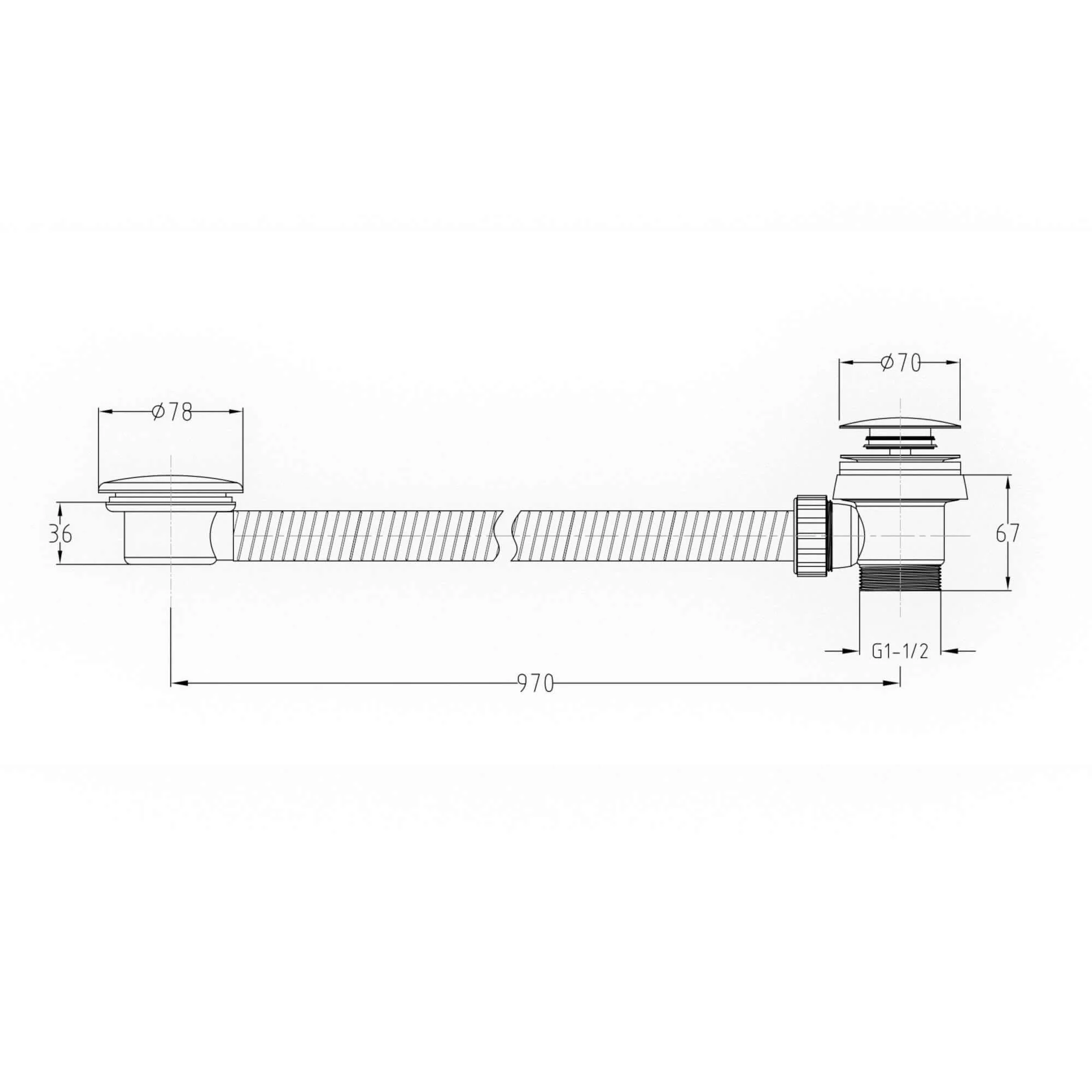 Plaza bundle incl. bath shower mixer tap with dual riser rail, basin mixer, bath and basin wastes - matt black - Image 10