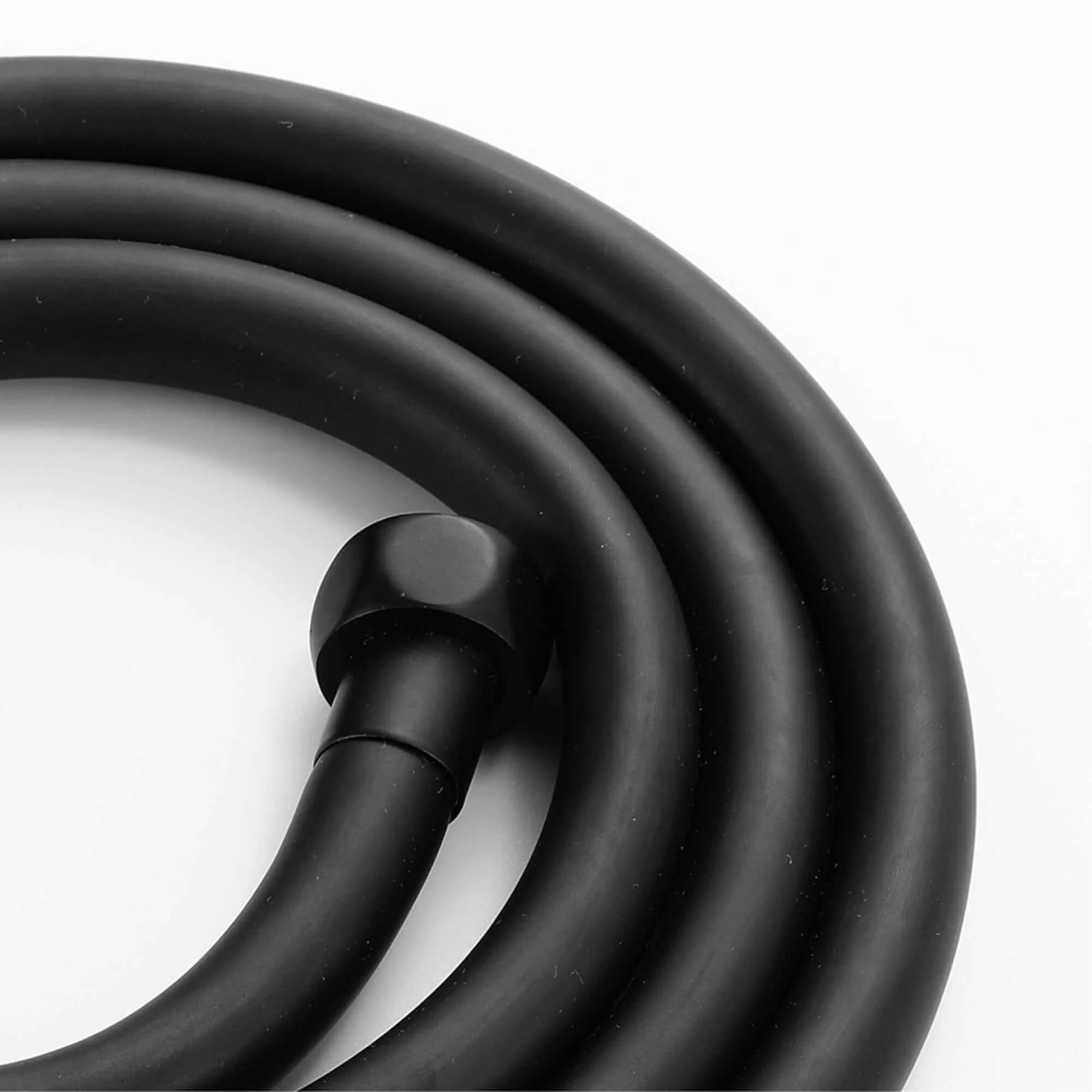 PVC shower hose 1.5m - black - Image 4